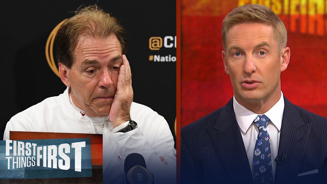 Joel Klatt believes Saban was outcoached in Alabama's collapse to Clemson | CFB | FIRST THINGS FIRST