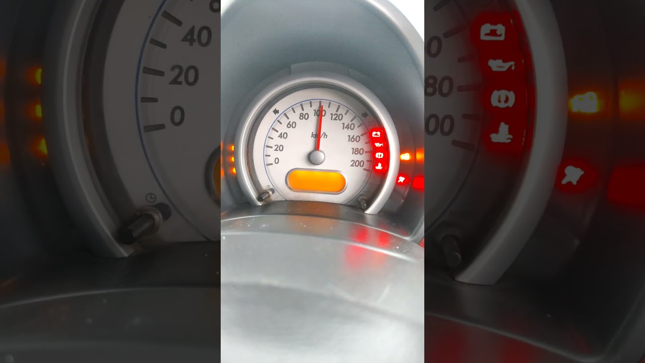 Maruti Ritz meter light blinking problem