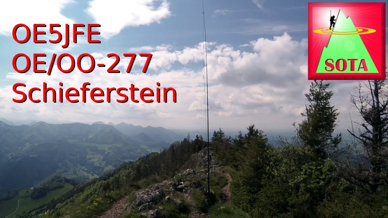 OE5JFE SOTA Schieferstein OE/OO-277 at 1206m