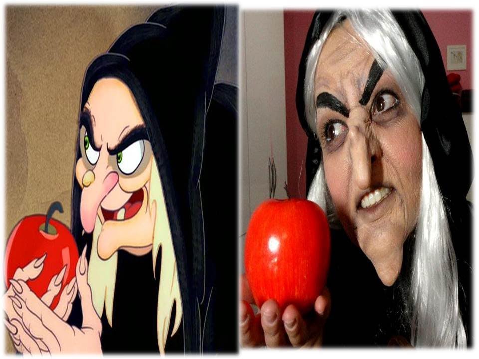 MAQUIAGEM DA MADRASTA DA BRANCA DE NEVE (Versão velha) - MAQUIAGEM ARTÍSTICA
