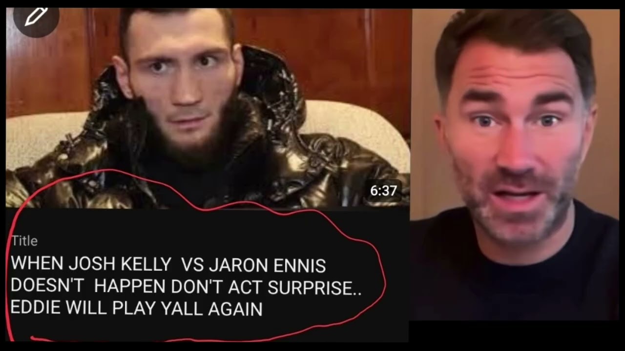 JOSH KELLY  SWERVES  BOOTS ENNIS THE BEST PROMOTER IN BOXING Y'ALL EDDIE HERN.