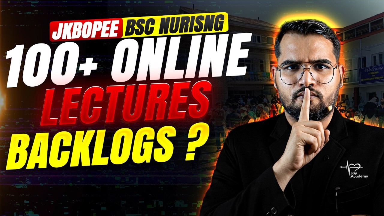 JKBOPEE BSc Nursing Backlog Clear in 21 Days 😱 | Complete Study Plan (2026)