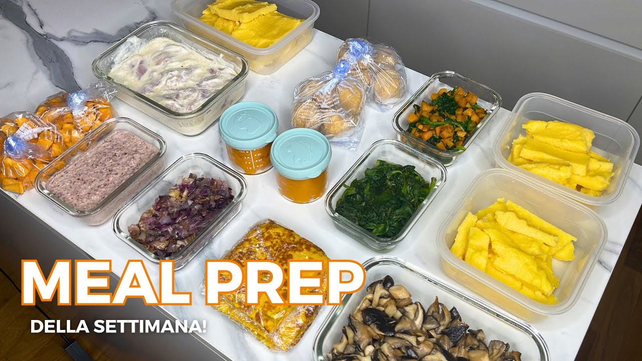 Meal Prep settimanale - 11-17 novembre #mealprep