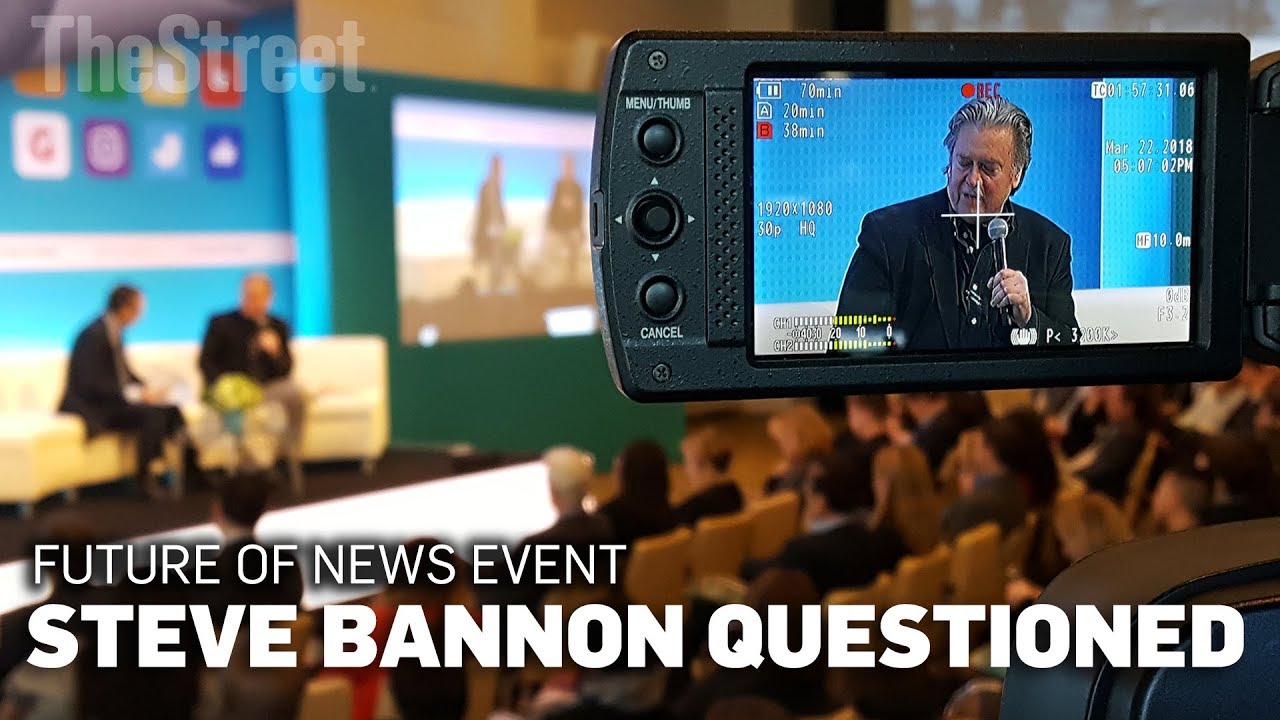 Steve Bannon Interview at FT Future of News Conference