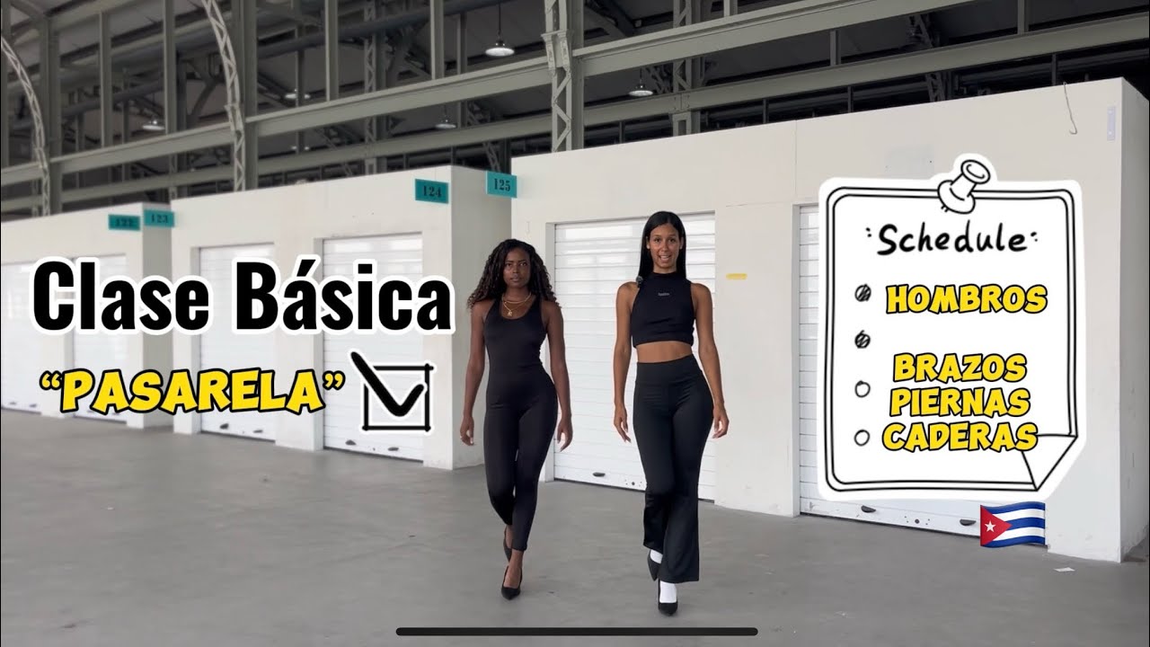 Clase B&aacute;sica de Pasarela.👠Aprende a modelar🌟C&ograve;mo ser modelo de pasarela .