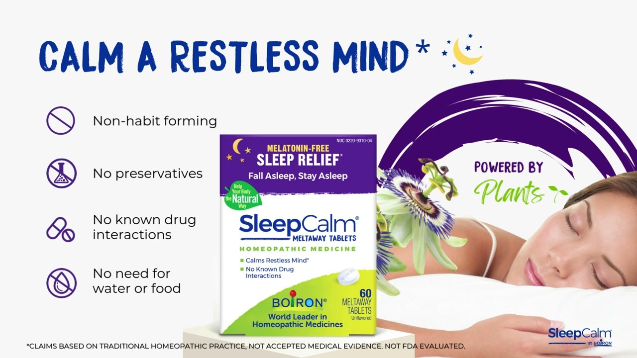 Melatonin-free SleepCalm