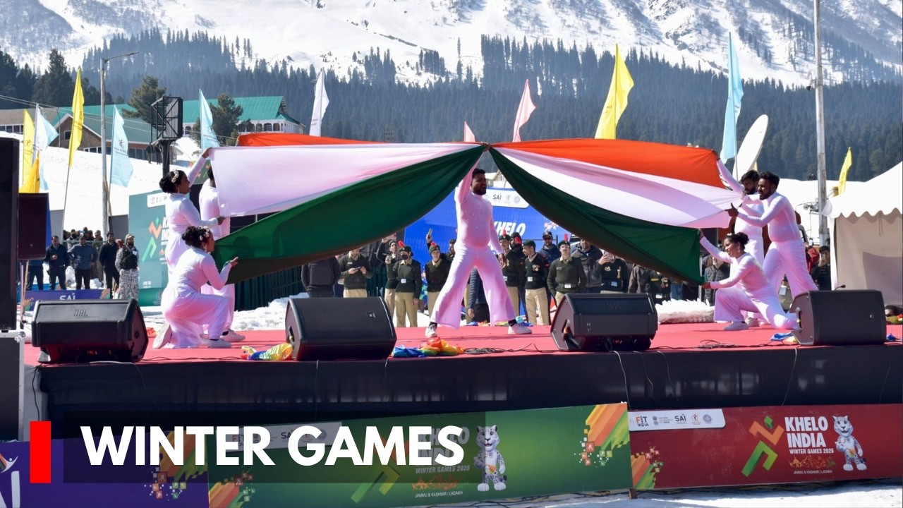 Khelo India Winter Games:  LG, CM Attend Inaugural Ceremony  in Gulmarg