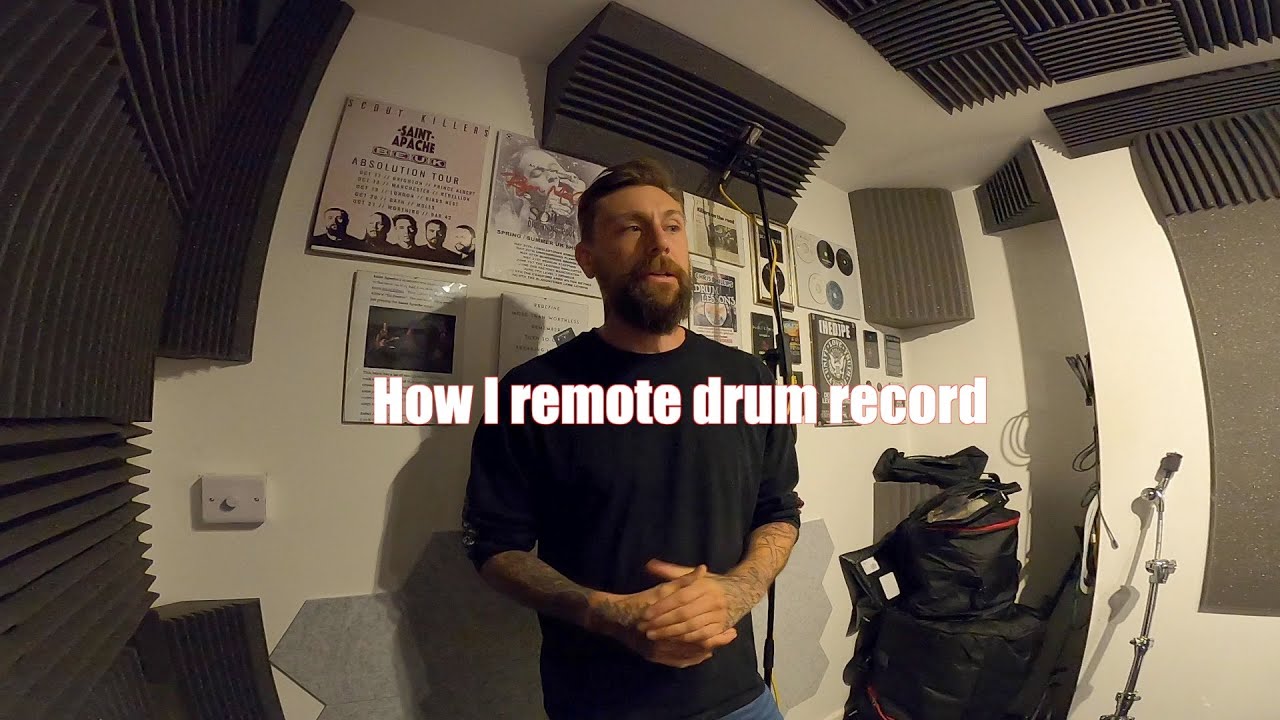 How I remote Drum Track (basics) #drumrecording #recordingstudio #drumtrack #sessiondrummer