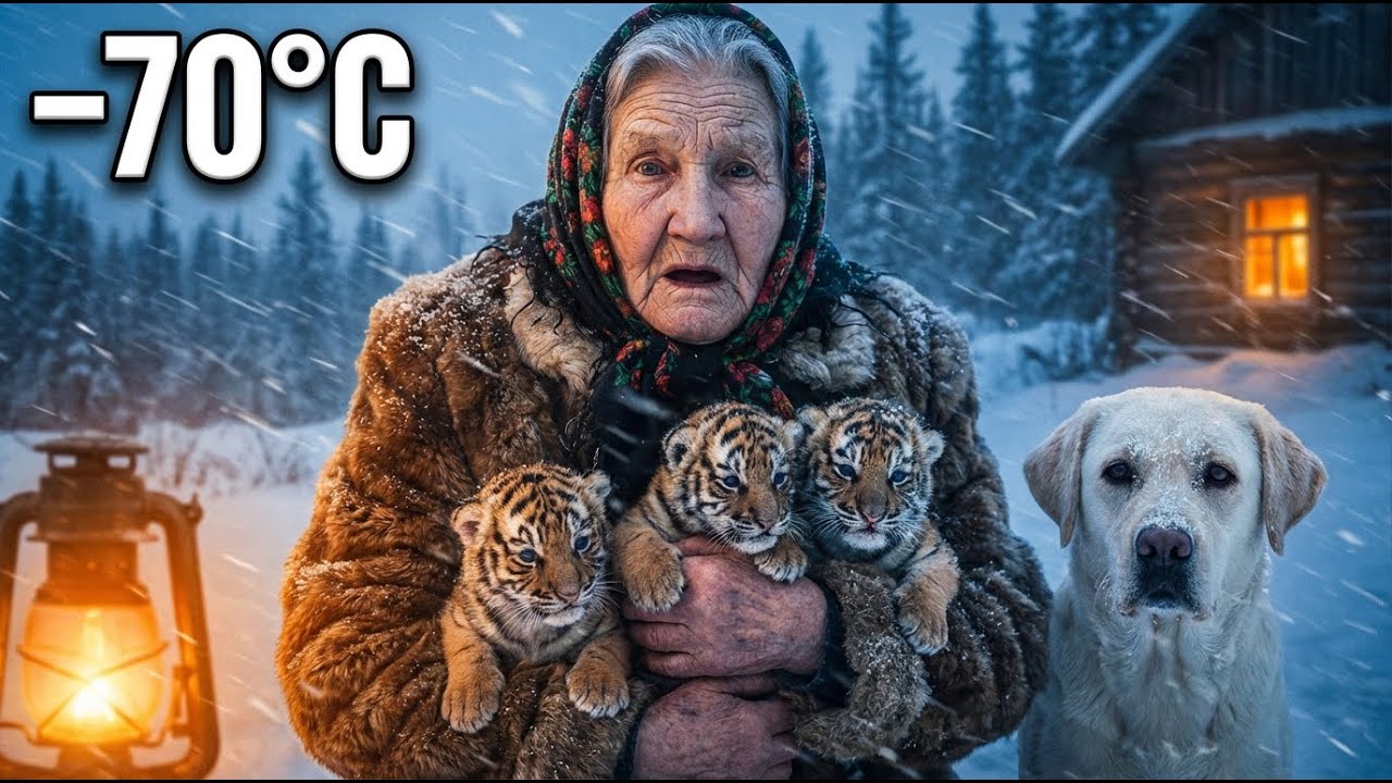 “A 93-Year-Old Widow Finds Newborn Tiger Cubs | What Happens Next Is Unreal”