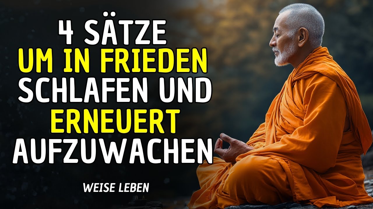 Diese buddhistischen Affirmationen beruhigen deinen Geist und programmieren dein Leben im Schlaf neu
