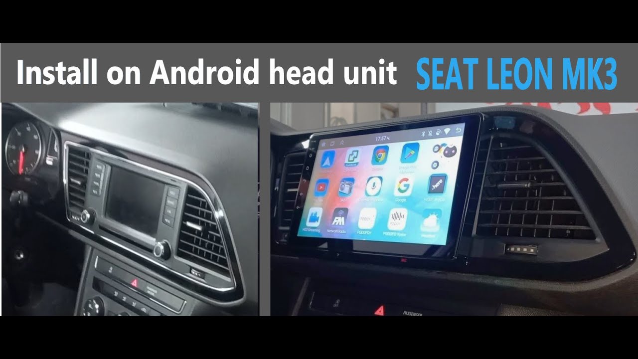 Установка магнитолы Android на Seat Leon mk3 / Снятие магнитолы и CD-чейнджера