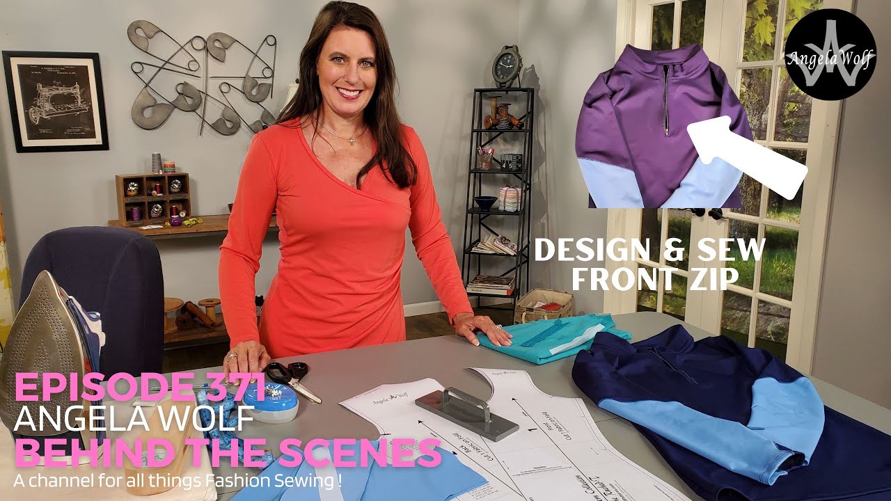 EP 371 How in Sew a Half Zip Pullover with Angela Wolf