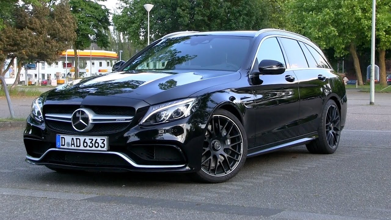 2018 Mercedes C63 AMG T-Model (476 HP) TEST DRIVE