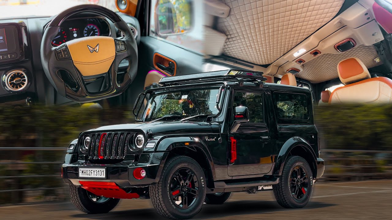 India's GREATEST THAR Modification EVER!!🔥🔥 || ONLY 1 IN INDIA || MAFIA INTERIOR MODS || 📞9820803155