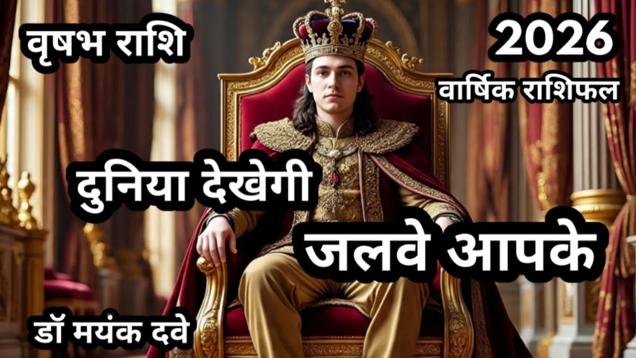 वृषभ राशि 2026 वार्षिक राशिफल। Taurus sign 2026
