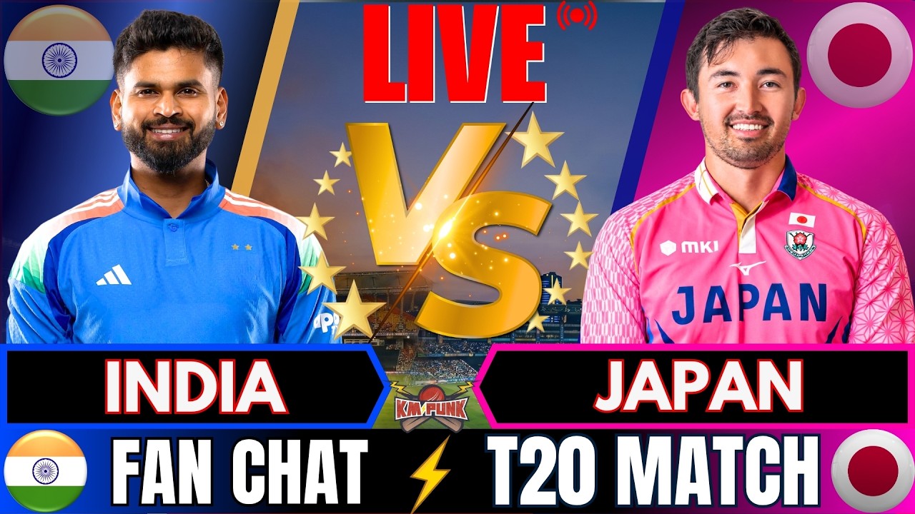 🔴LIVE: IND vs JPN, Live T20 Match | INDIA vs JAPAN Live match Today | Live Cricket Score & Fan Chat