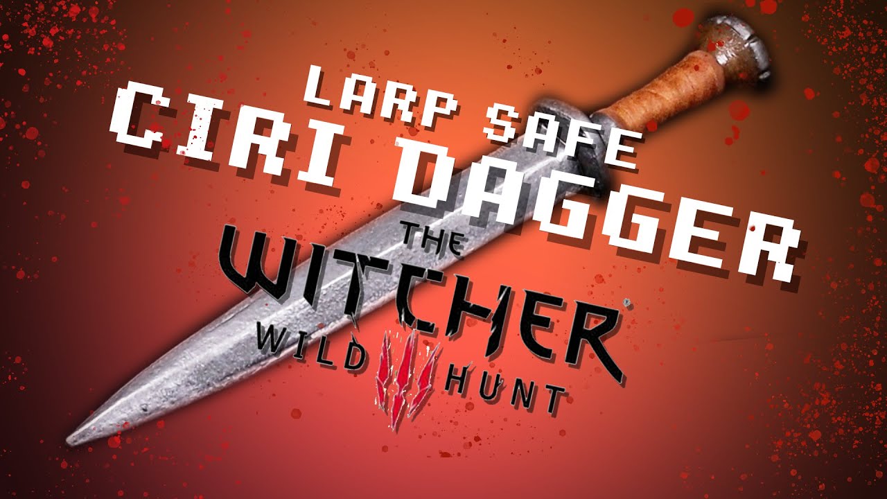 Как я делаю безопасные для LARP кинжалы и мечи — кинжал Цири из «Ведьмака 3»