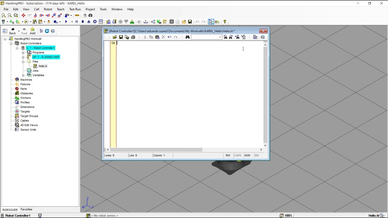 KAREL Programming Hello