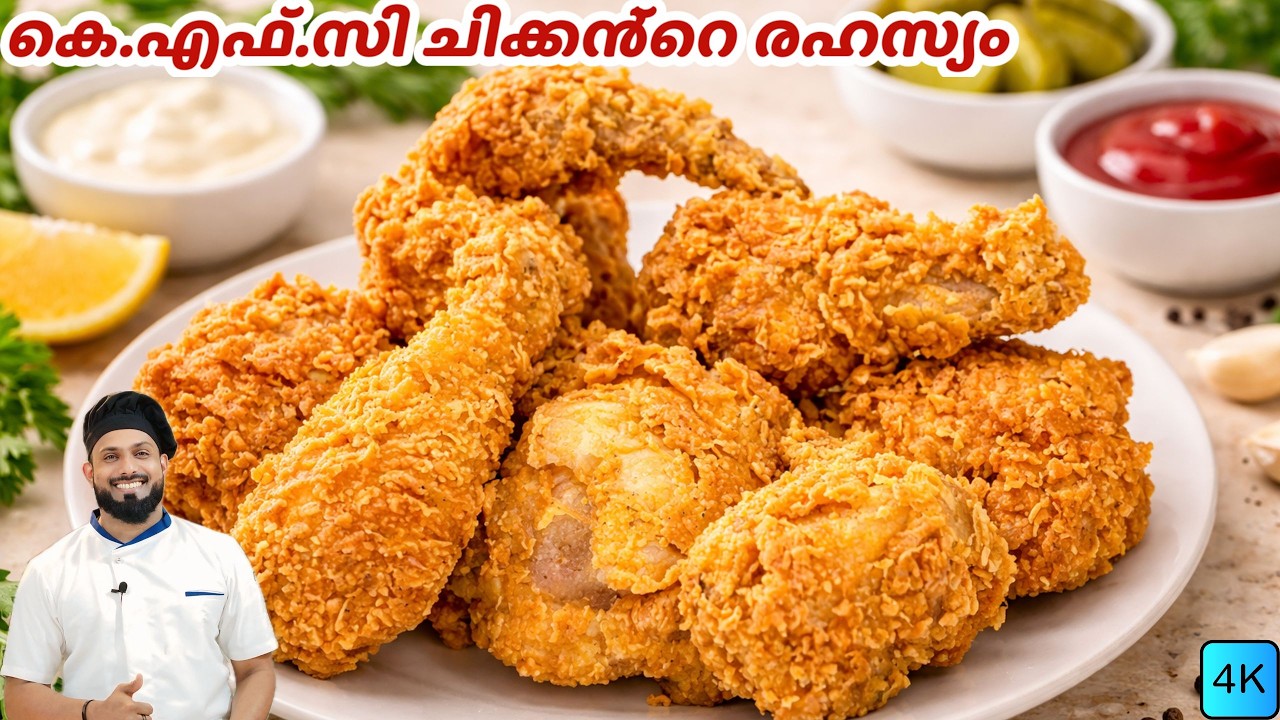 ഫ്രൈഡ് ചിക്കൻ റെസിപ്പി | KFC fried Chicken Chicken recipe | Fried Chicken recipe malayalam