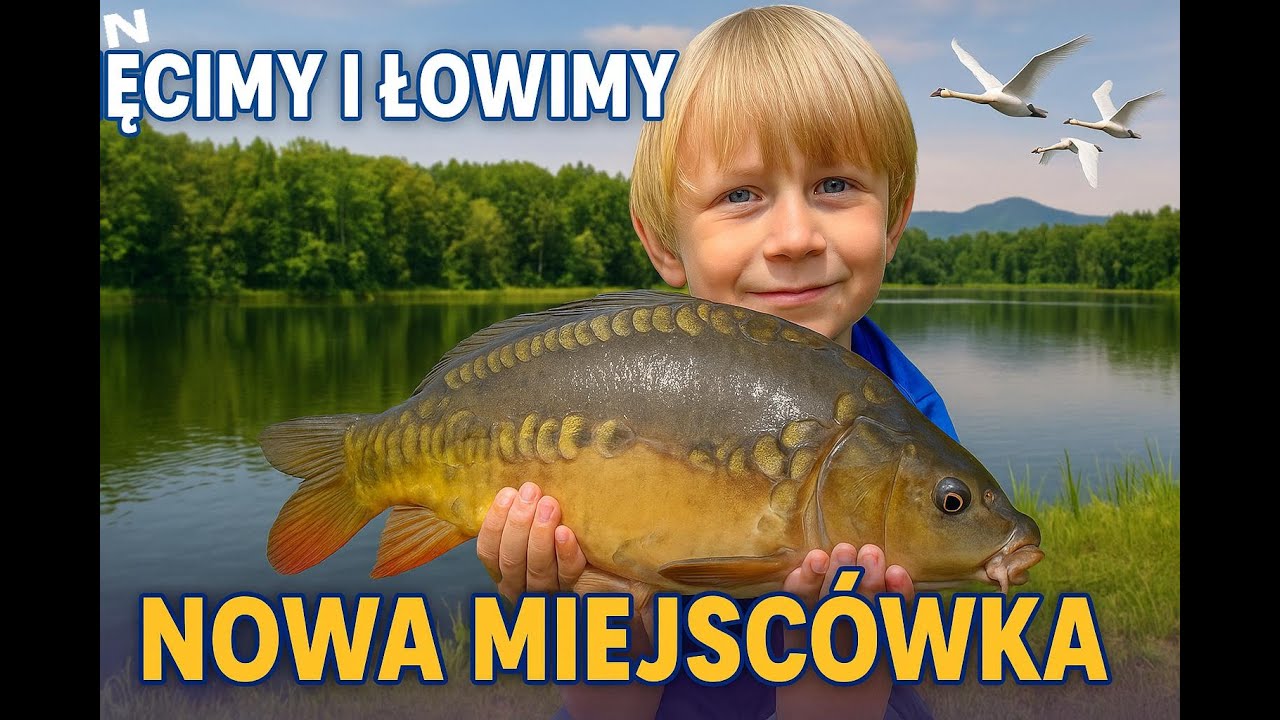 Muszę znaleźć wodę gdzie będę nęcił. Karpie borą jak szalone. Czy Adik będzie zadowolony?