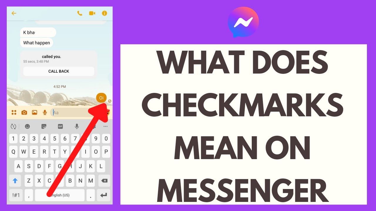 What Do The Checkmarks Mean On Messenger