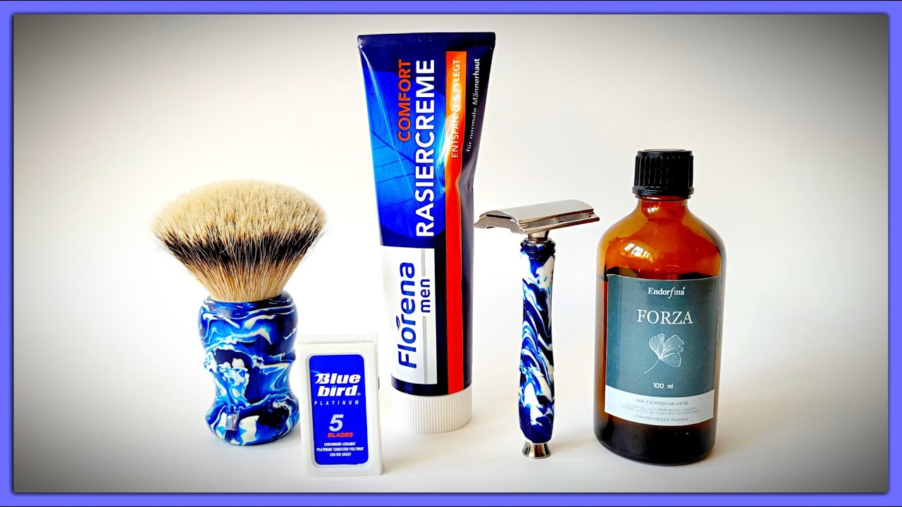 Бритье! RazoRock GC 0.84 - Blue Bird - by Lebedich - Florena - Endorfina - Epsilon - 3D