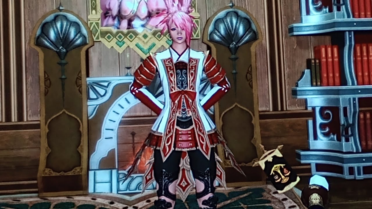 Final Fantasy XIV (FF14) Ballroom Etiquette-  At Ease Emote