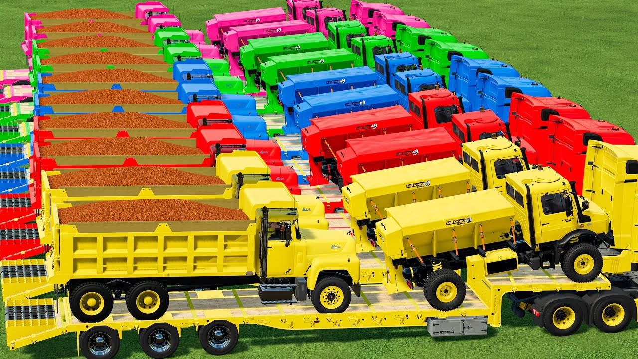 Truck With Colour - Truck With Transportation In Fs22 | Farming Simulator 22 |