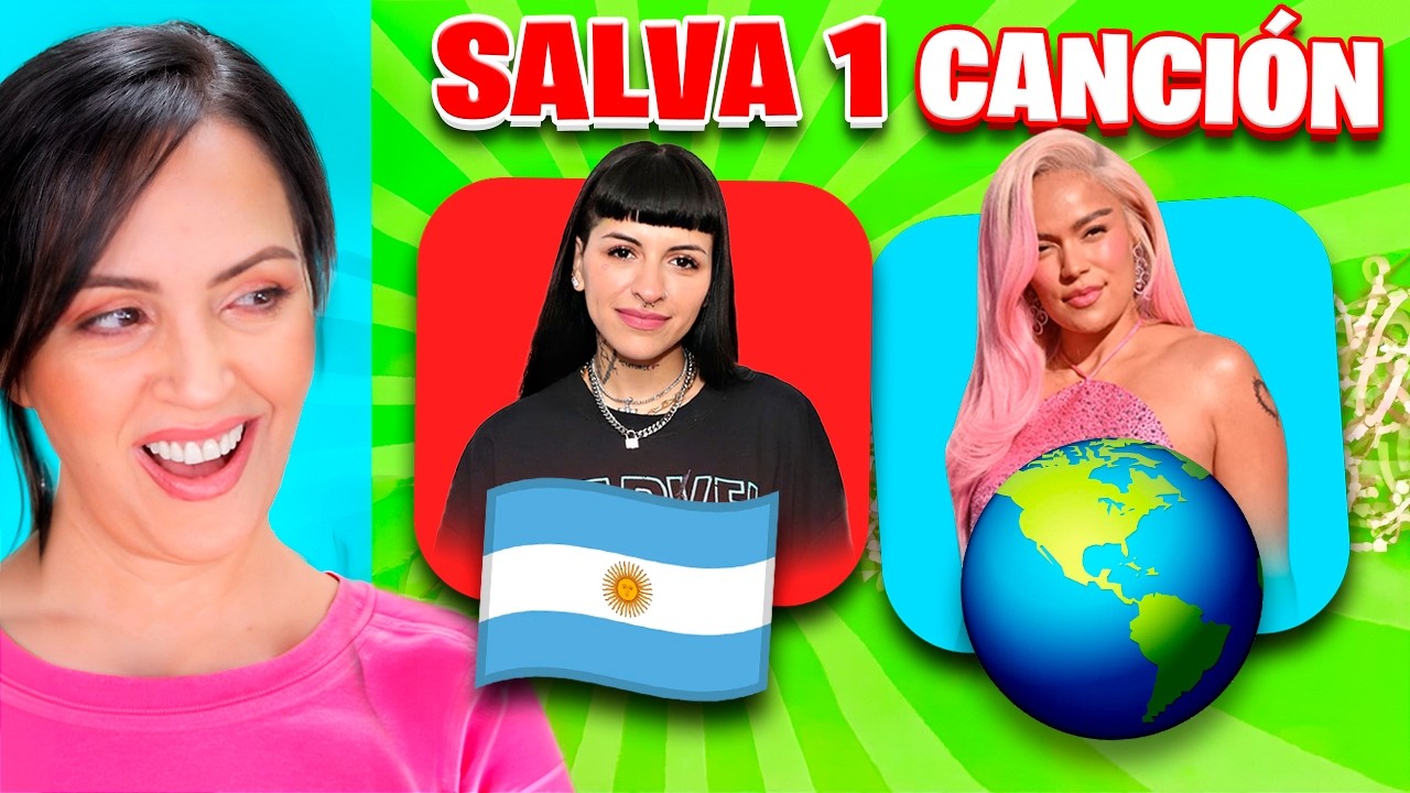 Salva una Canción 🎵 ARGENTINA 🇦🇷 vs el MUNDO 😱 Sandra Cires Play