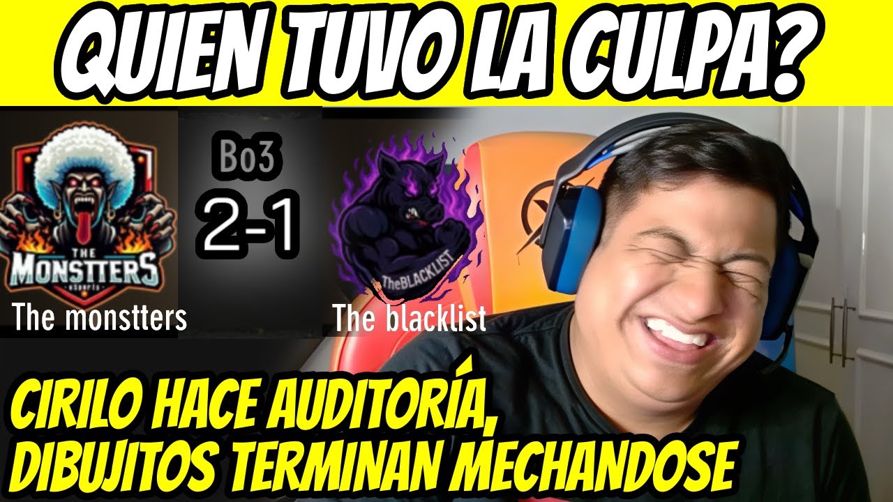 DIBUJITOS TERMINAN MECHANDOSE! CIRILO HACE AUDITORÍA TRAS PERDER CONTRA MACARIUS POR SEGUNDA VEZ