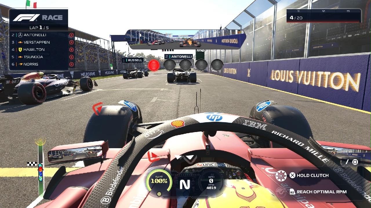 F1 25 Ferrari Engine Sound