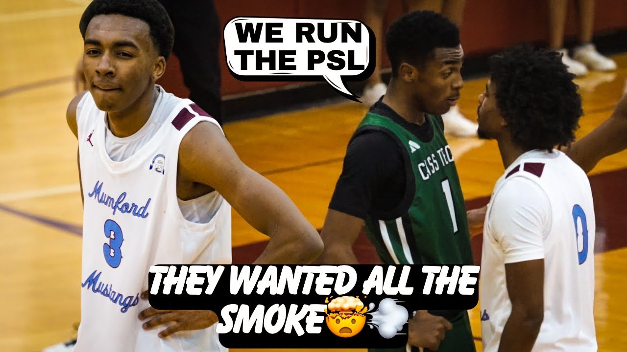 🔥🔥HEATED PSL MATCHUP ALMOST ENDS IN BRAWL! Mumford vs. Detroit Cass Tech