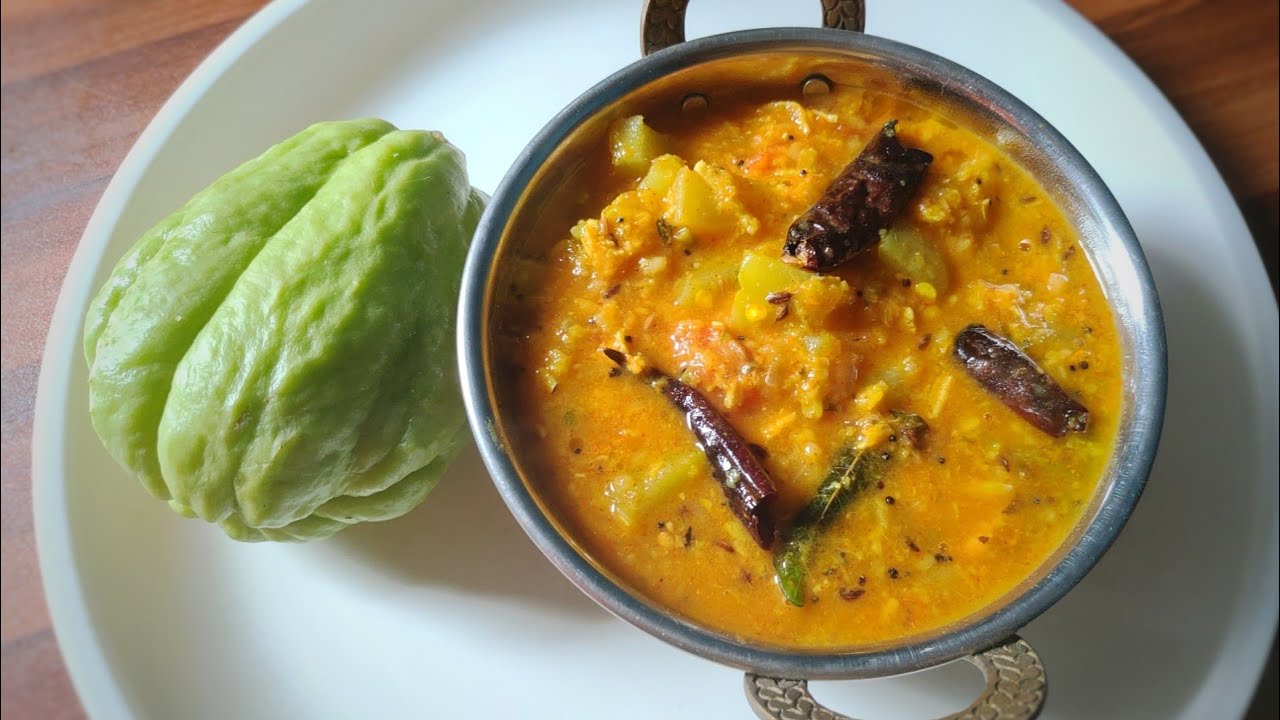 ಸೂಪರ್ ರುಚಿಯಾದ ಸೀಮೆ ಬದನೆಕಾಯಿ ಸಾರು | SEEME BADANEKAYI KOOTU | Chayote Kootu in kannada | Veg KOOTU
