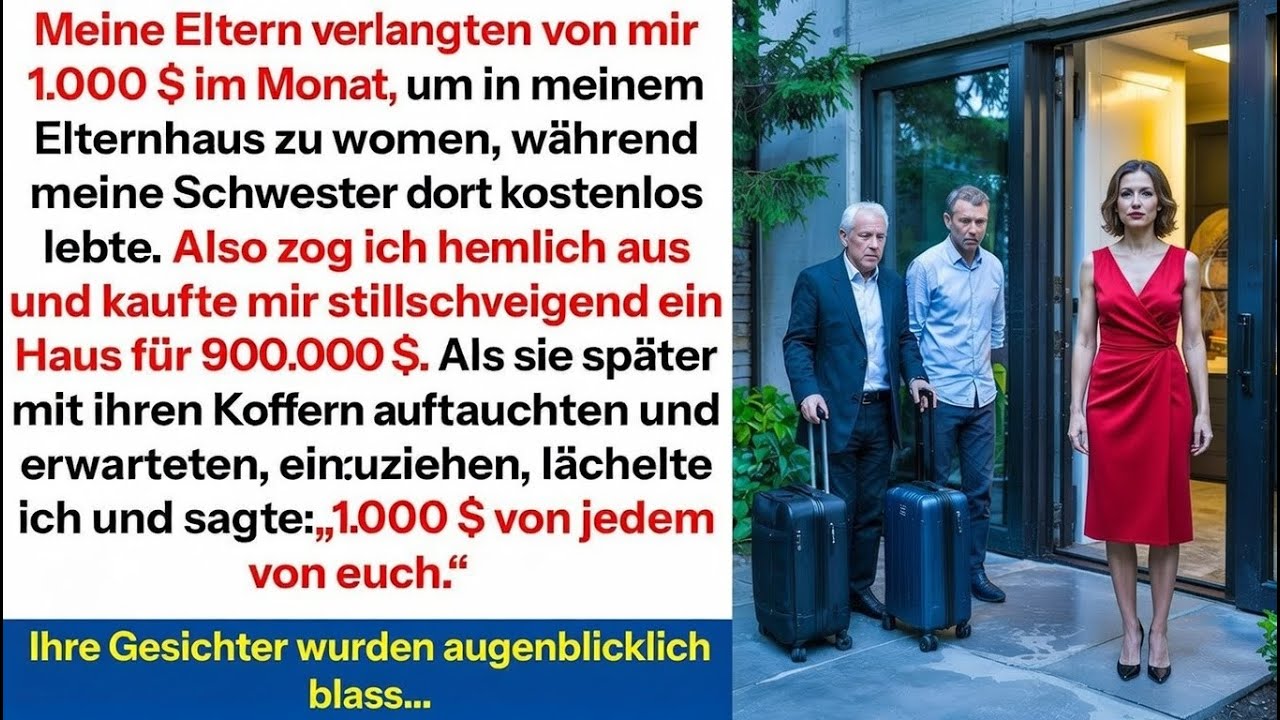 Meine Eltern stellten mir eine Rechnung – doch sie rechneten nicht mit mir