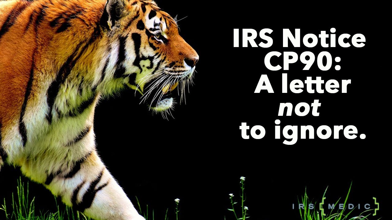 IRS CP90 means the IRS will levy you. How to stop them.