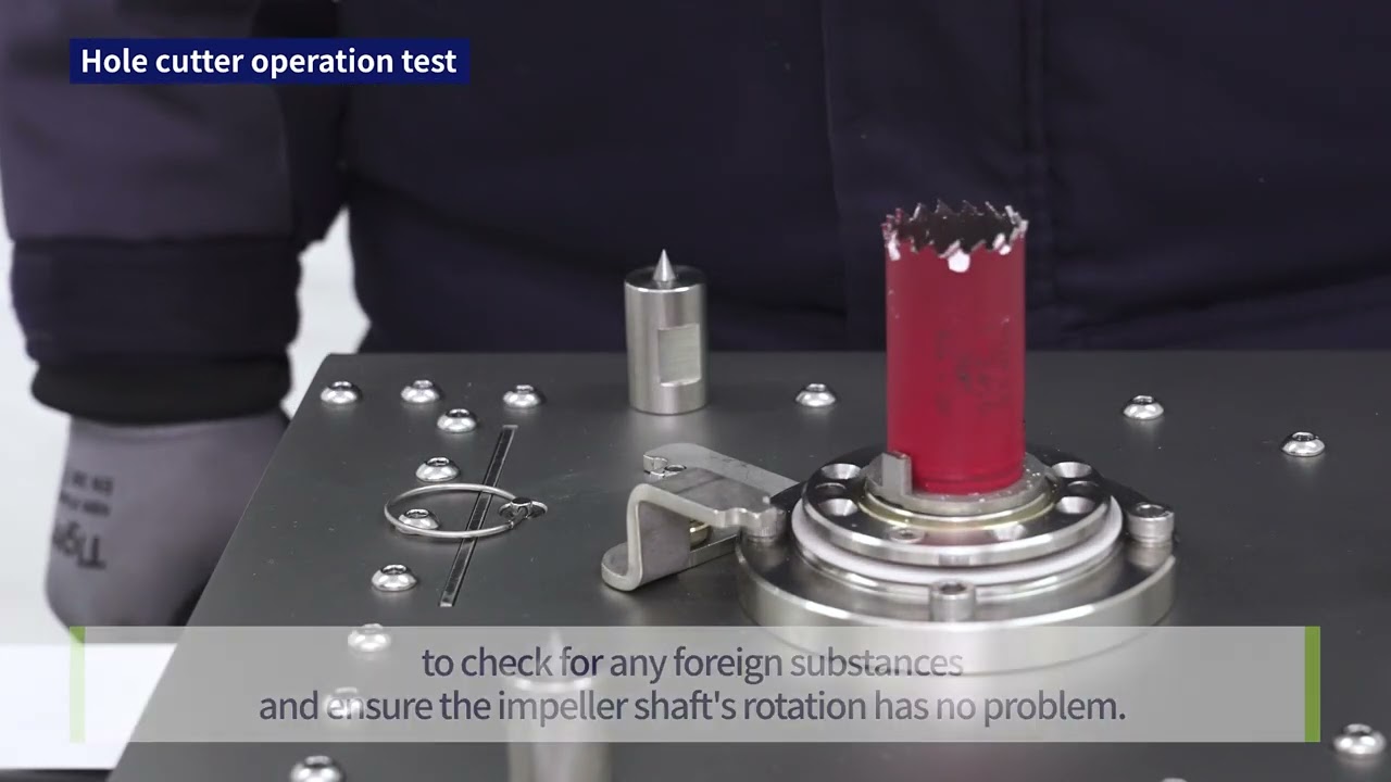 EV-Drill Lance HOLE CUTTER operation inspection