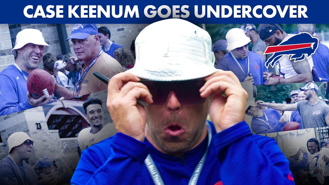 Case Keenum Goes UNDERCOVER At Buffalo Bills Training Camp!
