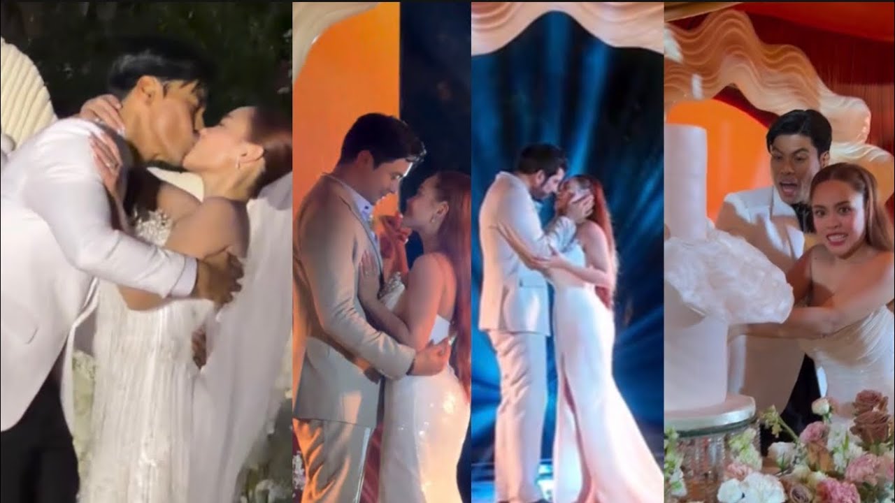 UNSEEN FOOTAGE! KIM MOLINA AT JERALD NAPOLES WEDDING! NAGING COMEDY; ETO ANG NANGYARE 