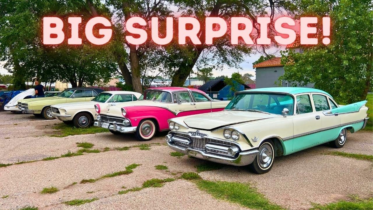 Vintage Cars & Parts Auction! What did I Buy? (Plus a BIG Surprise for my Son!)