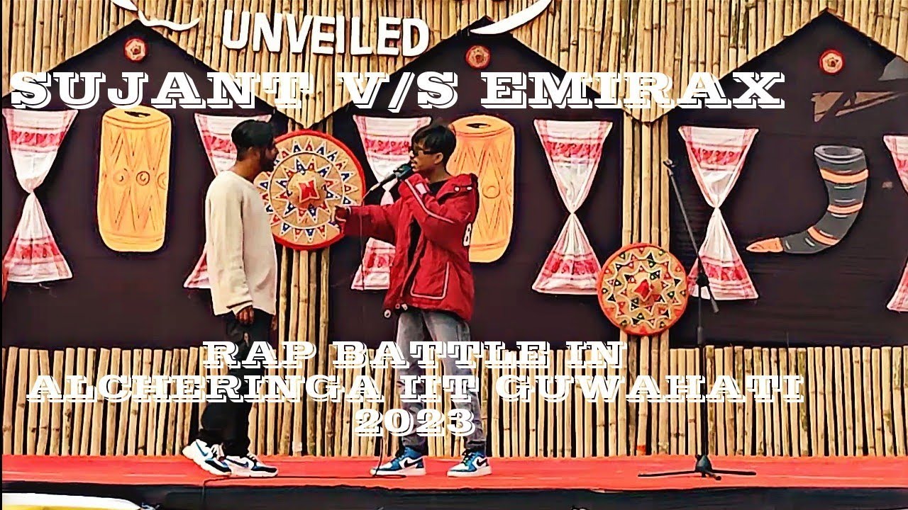 RAP BATTLE AT ALCHERINGA IIT GUWAHATI || EMIRAX VS @SUJANT || ROUND 2 (2023)