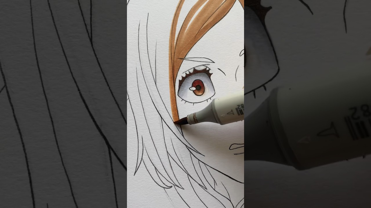 Nobara Drawing (using Copic markers) 