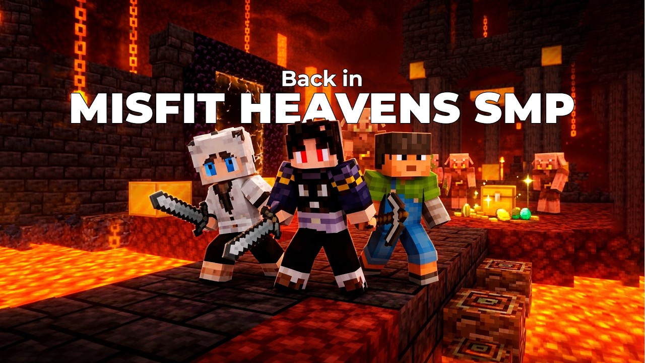 Exploring a Bastion 😨🔥 | Misfit SMP Minecraft LIVE
