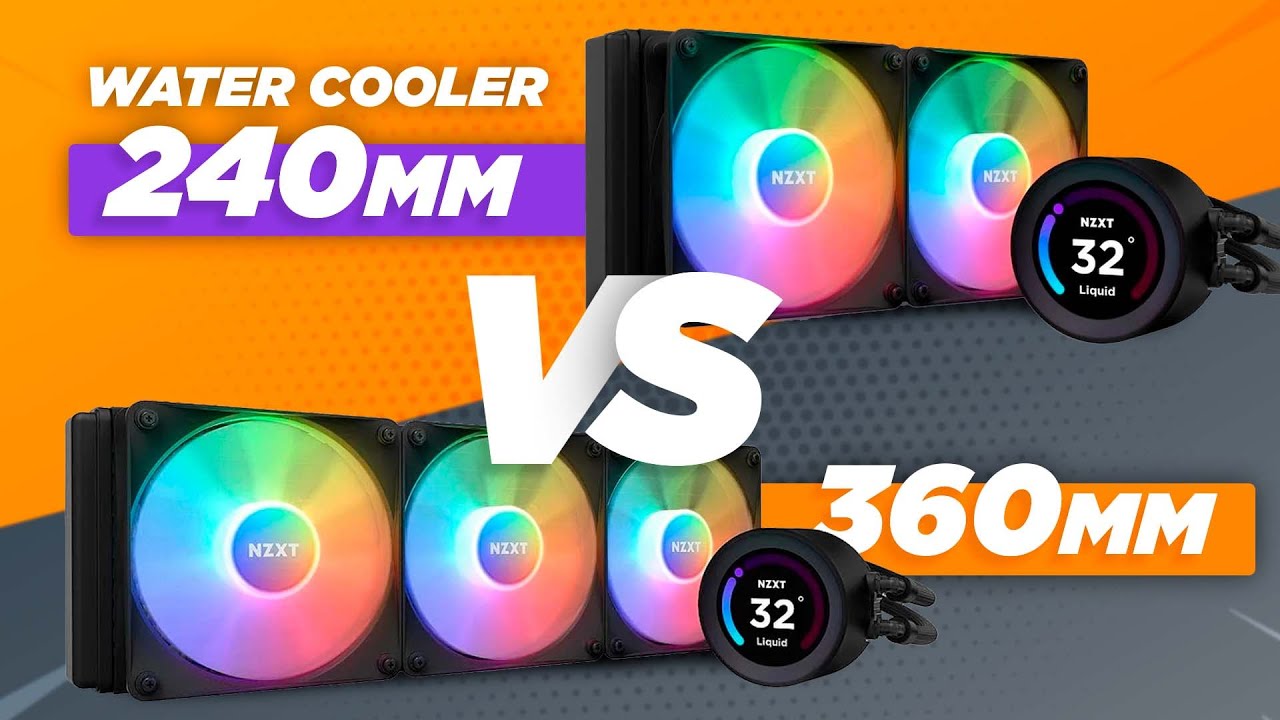 Water Cooler 240mm vs 360mm! Será que REALMENTE tem diferença? 🔥