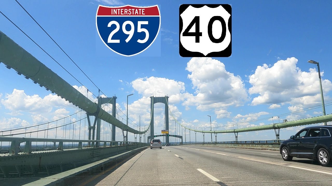 ⁴ᴷ⁶⁰ Driving the Delaware Memorial Bridge from Pennsville, NJ to New Castle, DE