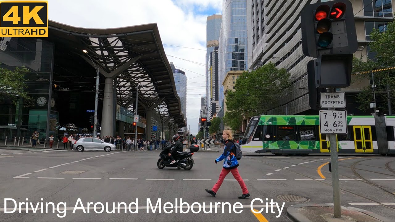 Driving Around Melbourne City | October 2023 | Melbourne Australia | 4K UHD