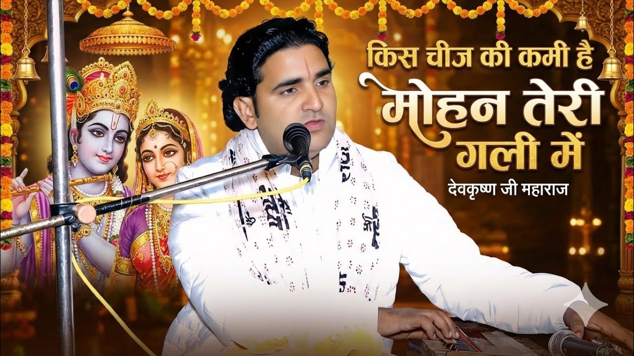  किस चीज़ की कमी है | मोहन तेरी गली में | हृदय स्पर्शी कृष्ण भजन | Devkrishna Ji Maharaj