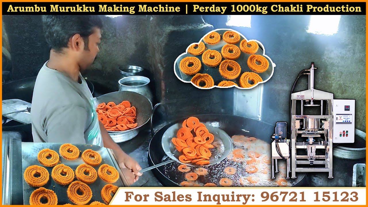 Murukku Machine Book Now: 99447 75513 | 96721 15123 #arumpumurukku #murukkurecipe #snackmachine