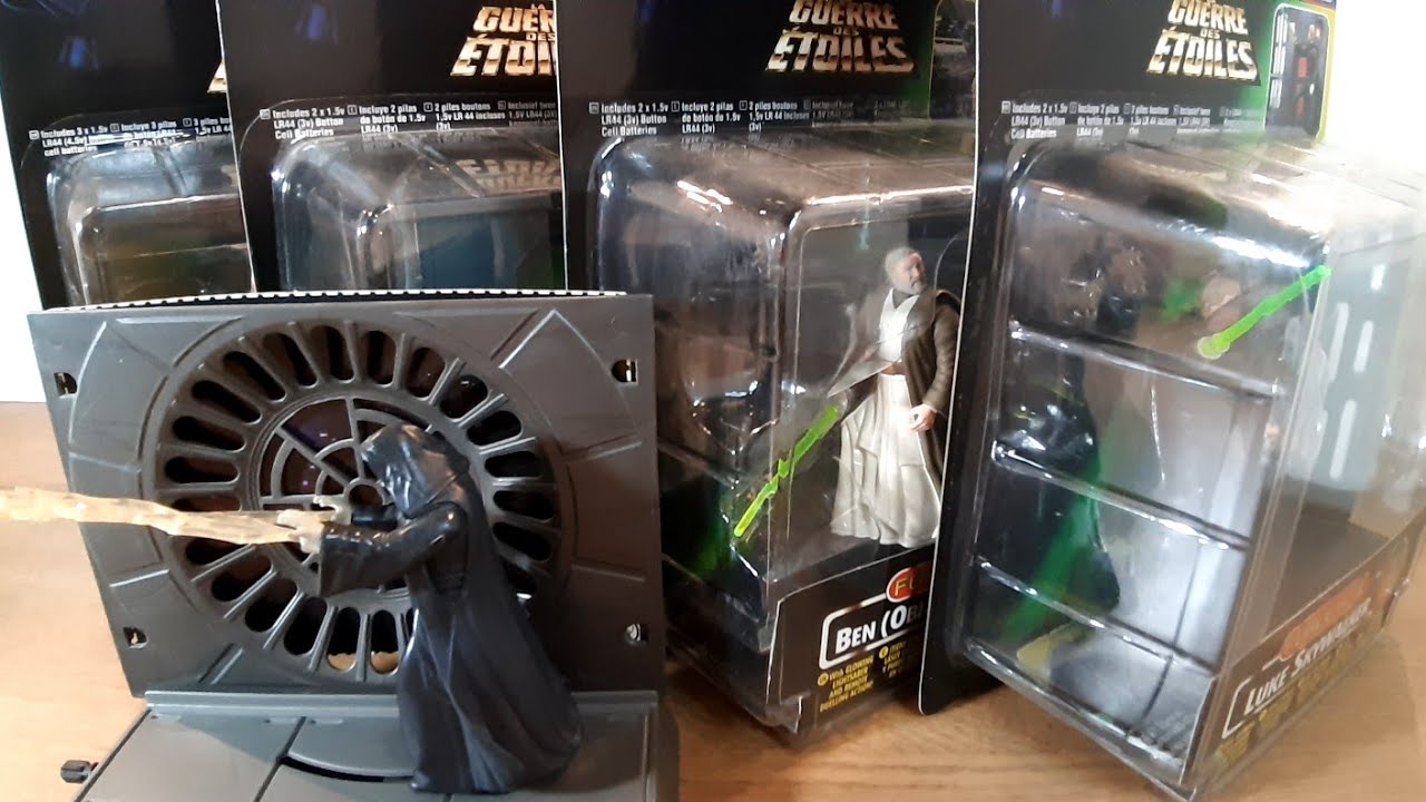 Star Wars POTF2 Force F/X figures.