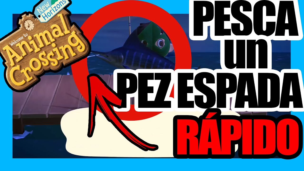 Como PESCAR un PEZ ESPADA | PEZ ESPADA ACNH | ANIMAL CROSSING NEW HORIZONS PEZ ESPADA | en ESPAÑOL