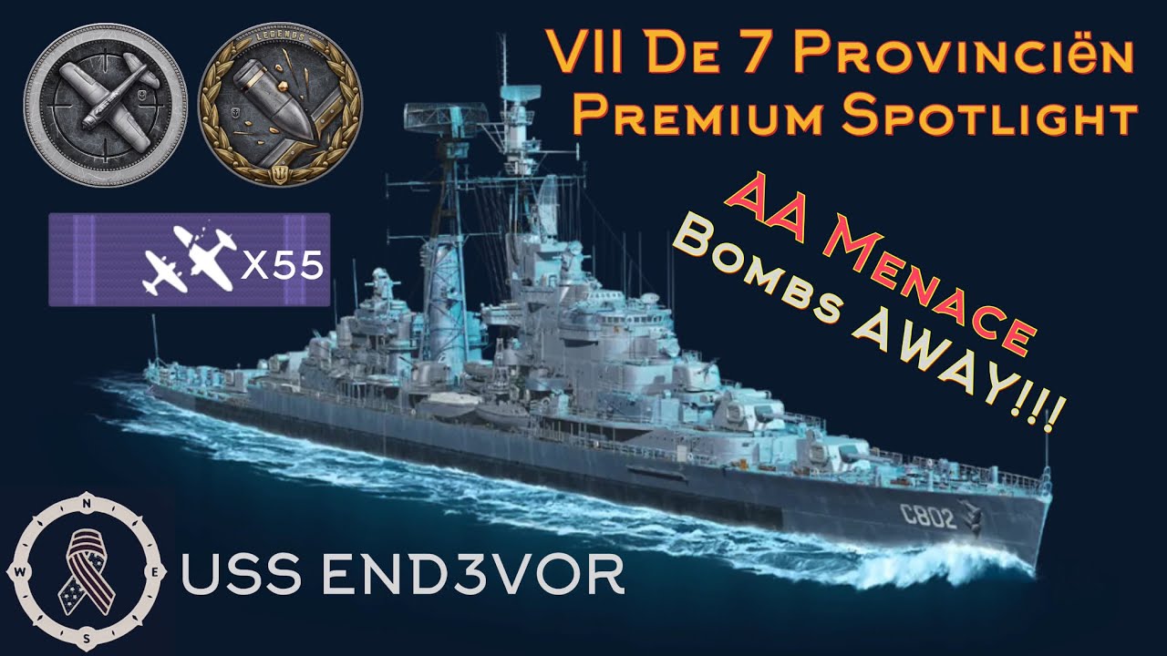 Premium Spotlight | Tier 7 De 7 Provinciën | World of Warships : Legends